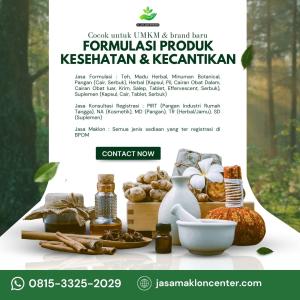 TERBAIK! HUB: 0815-3325-2029, Jasa Pembuatan Suplemen Serbuk Medan, Famsindo