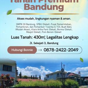 SHM! WA : 0878-2422-2049, Jual Tanah Emas Dekat Carrefour Kiaracondong