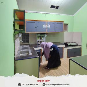 Pasang Kitchen Set Kayu Semarang