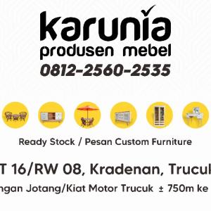 WA 0812-2560-2535, Karunia Produsen Mebel Furniture Custom