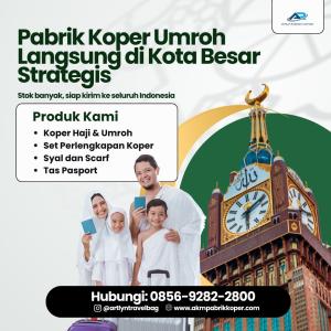 ORIGINAL! TELP. 0856-9282-2800, Koper Fiber Umroh Lampung, AKM