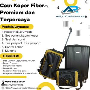 TERPERCAYA! WA: 0856-9282-2800, Jual Koper Umroh Custom Logo Travel Jambi, AKM