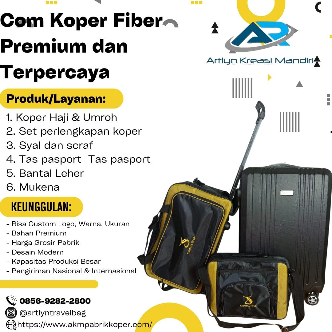 BEST!HUB: 0856-9282-2800, Jual Koper Umroh Custom Logo Travel Kupang, AKM