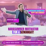 Pembicara Motivator Team Building Bukittinggi, Lucu, Seru  & Berkesan ! (0819-4654-8000)
