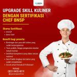 PROFESIONAL! WA: 0851-9493-4019, Sertifikasi Kompetensi Chef Binjai