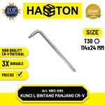 Hasston Kunci L Bintang Panjang CRV Lubang Tengah (T06 - T60) (1862)