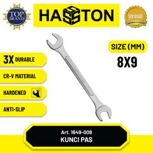 Hasston Kunci Pass Chrome Mdl. Tulang / Double Open End Wrench (1649) - 8X9 MM