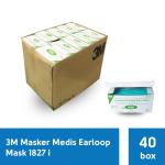 3M™ 1827i Earloop Surgical Mask Masker Medis - 1 KARTON [2000 Masker]