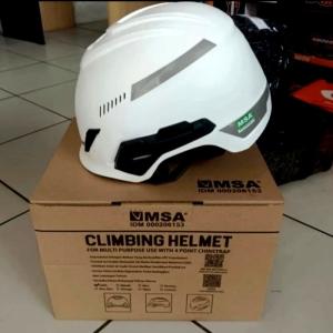 Helm Safety Climbing MSA Putih / Helm Climbing /Helm Ketinggian Murah