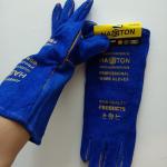 dt haston sarung tangan las biru / sarung tangan las tebal premium