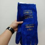 dt haston sarung tangan las biru / sarung tangan las tebal premium