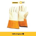 krisbow sarung tangan pengaman las kulit 30 cm - cokelat