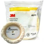 3M 5711 Hook-it Wool Compounding Pad 9 in - Foam Poles mobil - 1 Pad