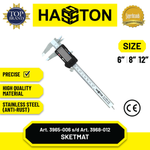 Hasston Sketmat Digital / Sketmat Besi Baja / Sigmat / Jangka Sorong (3968)