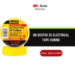 3M Scotch 35 Vinyl Color Coding Electrical Tape 3/4 inch x 66 ft - Kuning