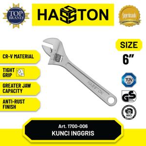 Hasston Kunci Baco Satin / Kunci Inggris / Adjustable Wrench (1700) - K.BACO 6''