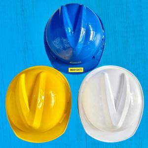 SAFETY HELMET - HELM PROYEK KUNING PUTIH - Biru