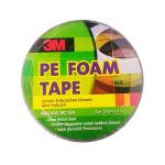 3M 1600 T Double Tape PE Foam tebal 1.0 mm, size 24 mm x 4m