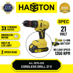 Hasston Mesin Bor Set Tanpa Kabel / Cordless Impact Drill ( 3075-025)