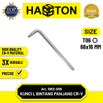 Hasston Kunci L Bintang Panjang CRV Lubang Tengah (T06 - T60) (1862)