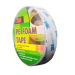 3M 1600 T Double Tape PE Foam tebal 1.0 mm, size 24 mm x 4m