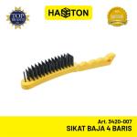 Hasston Sikat Baja Gg Plastik 4 Baris / Steel Wire Brush (3420-007)