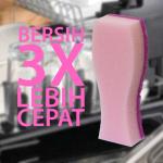 3M™ Scotch-Brite® Sabut Spons untuk gelas, 3 pcs, Untuk membersihkan gelas tinggi