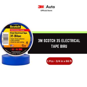 Isolasi Listrik 3M Scotch 35 Vinyl Electrical - Biru - (19mm x 20m)