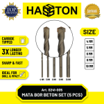 Hasston Mata Bor Beton 5 Pcs / Carbide Tipped Masonry Drill (0241-005)