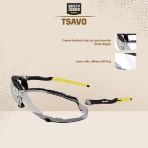 Kacamata Safety Jogger Tsavo Keselamatan - Putih