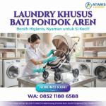 DIJAMIN BERSIH! WA 0852-1188-6588 Laundry Khusus Bayi Pondok Aren Tangerang Selatan