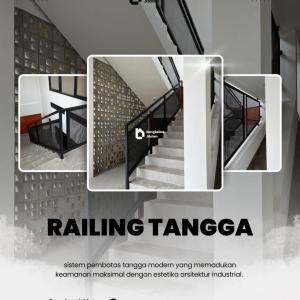 Jasa Railing Tangga Besi Minimalis Klaten