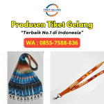 Pabrik Produksi Tiket Gelang Tali Id Card Di Bandung Murah Terbaik