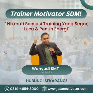 Narasumber Service Excellent Dumai Bersertifikat! Coach Wahyudi SMT  (0819-4654-8000)