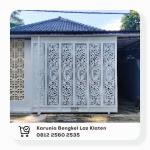 Custom Pintu Pagar Cutting Besi Hollow Galvanis Klaten