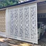 Custom Pintu Pagar Cutting Besi Hollow Galvanis Klaten