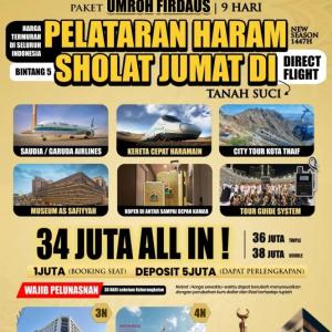 TERLENGKAP! CALL 0811-8134-882, Jasa Travel Haji Dan Umroh Lamongan, Jannah Firdaus