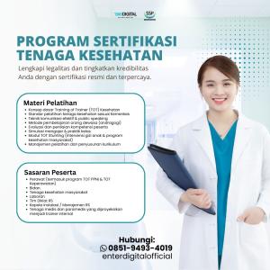 BERKUALITAS! WA : 0851-9493-4019, Sertifikasi Kompetensi Tenaga Kesehatan Bandar Lampung