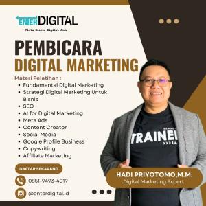 MATERI UPDATE! HUB : 0851-9493-4019,  Manfaat Mengikuti Seminar Digital Marketing Purbalingga