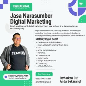 BERPENGALAMAN! HUB : 0851-9493-4019,  Konsultan Digital Marketing Tangerang