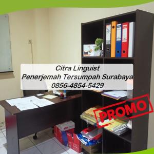 BISA ONLINE! 0856-4854-5429, Penerjemah Dokumen Surabaya