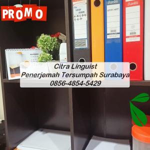 BERPENGALAMAN! 0856-4854-5429, Jasa Penerjemah Tersumpah Murah Surabaya