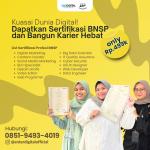 TERPERCAYA! WA: 0851-9493-4019, Ujian Sertifikasi Digital Marketing BNSP Cianjur
