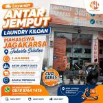Super Bersih | WA 0878 8764 1416 | Antar Jemput Laundry Kiloan Mahasiswa Jagakarsa Jakarta Selatan